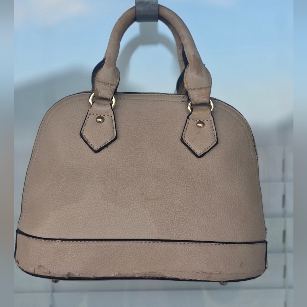 Louis Vuitton Women Taupe Satchel Beige Small Flaw 8x10 - Picture 4 of 16